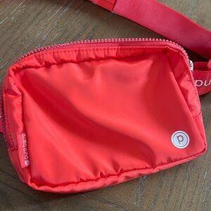 Red Pure Barre Fanny pack / cross body bag